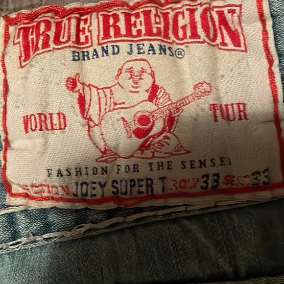 👖Vintage True Religion men's bleu jeans Size 38. - Picture 7 of 14